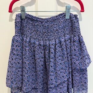 NWT Ever After purple Polka Dot Skirt